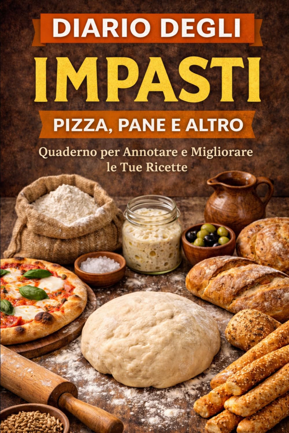 Diario degli impasti: Quaderno per annotare e migliorare le tue ricette