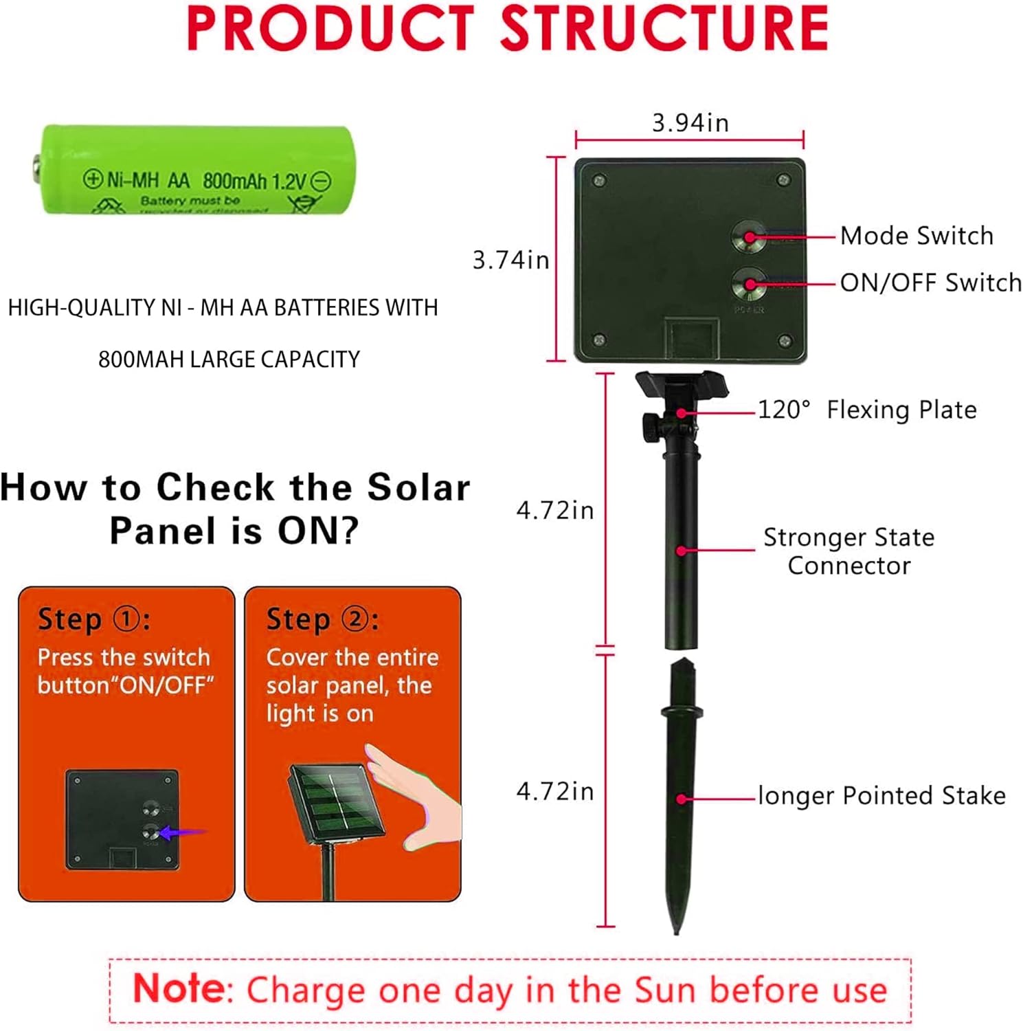 Dazzle Bright 2 Pack Solar String Lights Outdoor, Total 80FT 240LED Solar Powered Waterproof Fairy Lights 8 Modes, Copper Wire Lights for Christmas Patio Party Tree Yard Decoration (Blue)