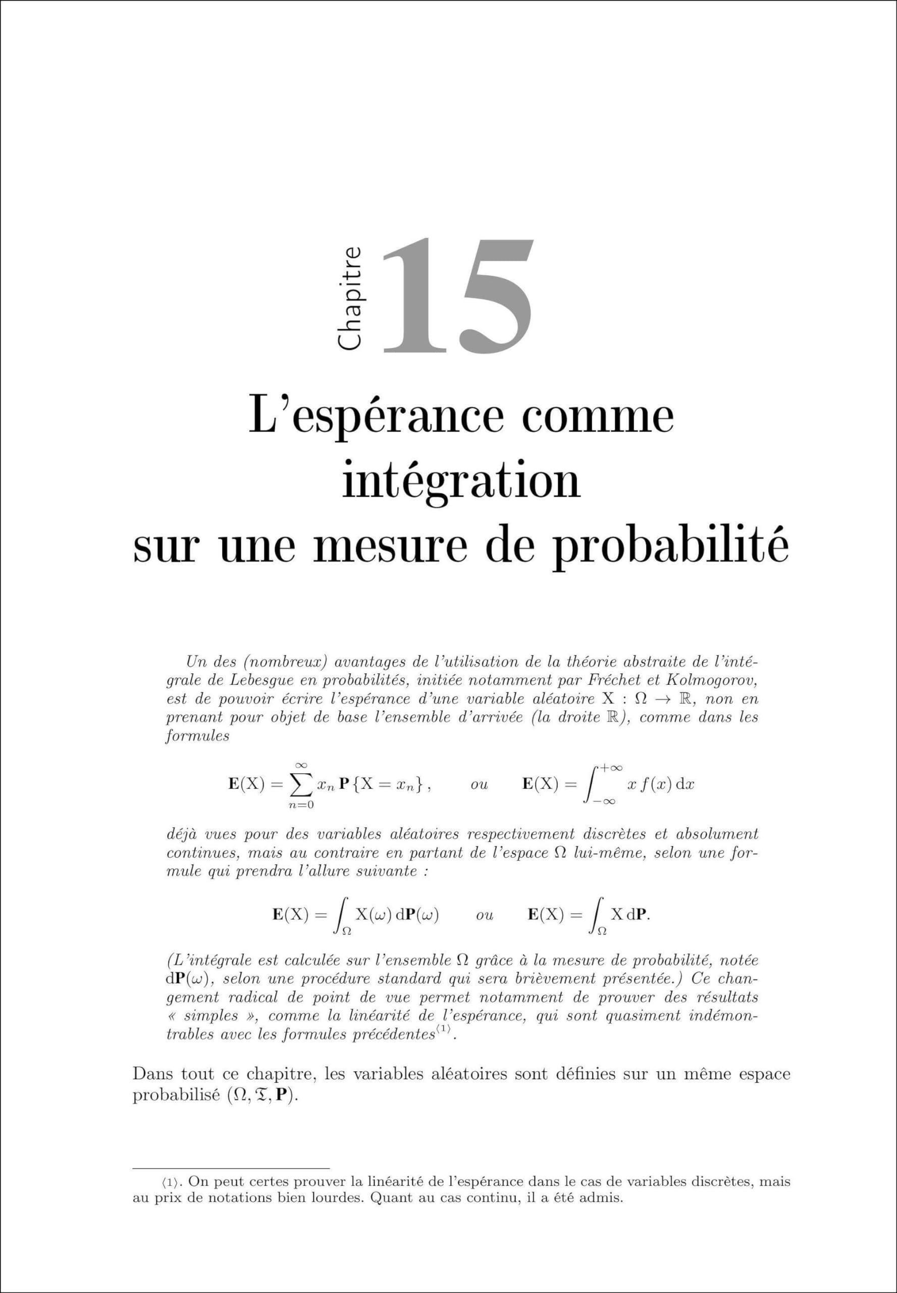 Probabilités pour les non-probabilistes