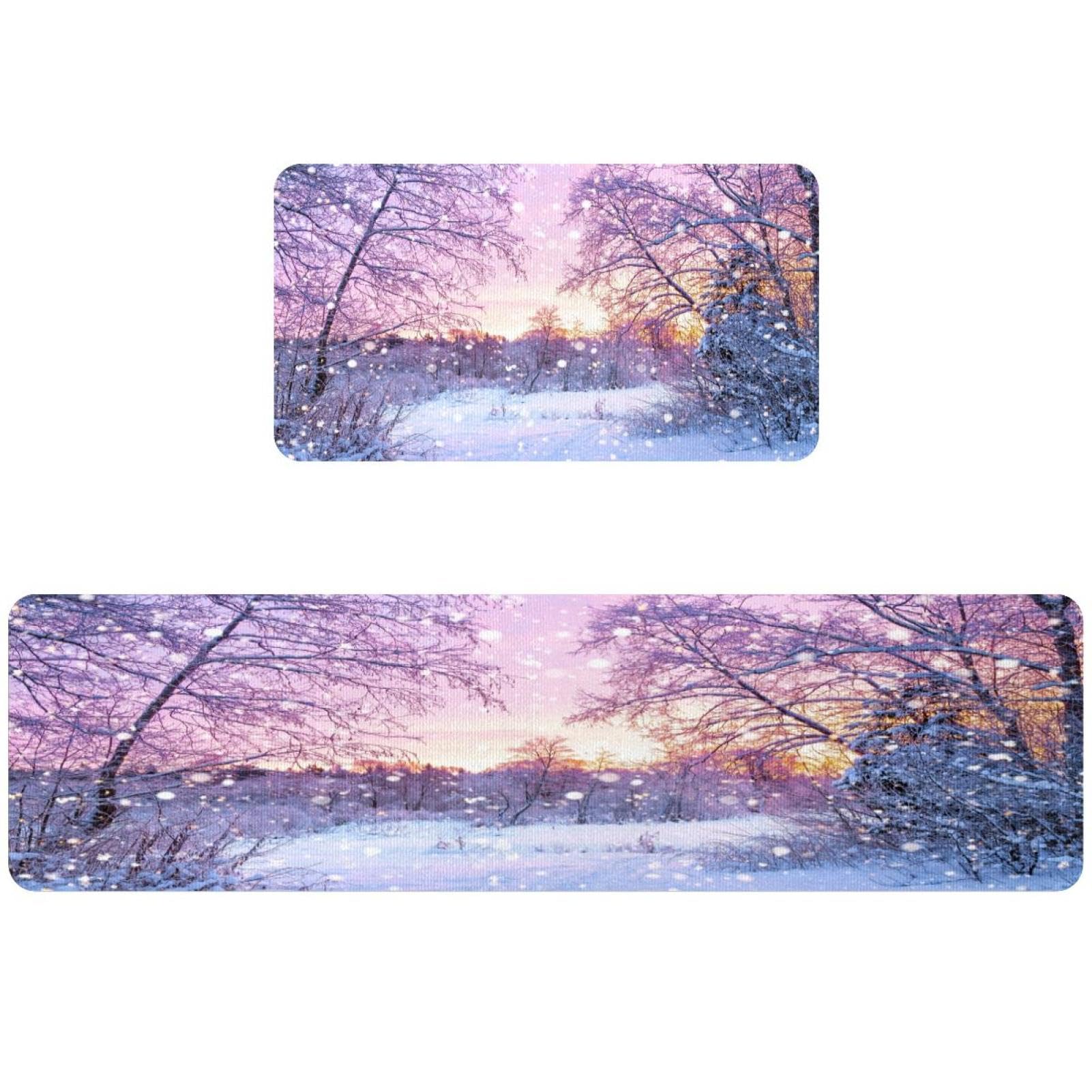 Tapis de cuisine antidérapants lot de 2 lavables et ultra absorbants pour sol sécurisé