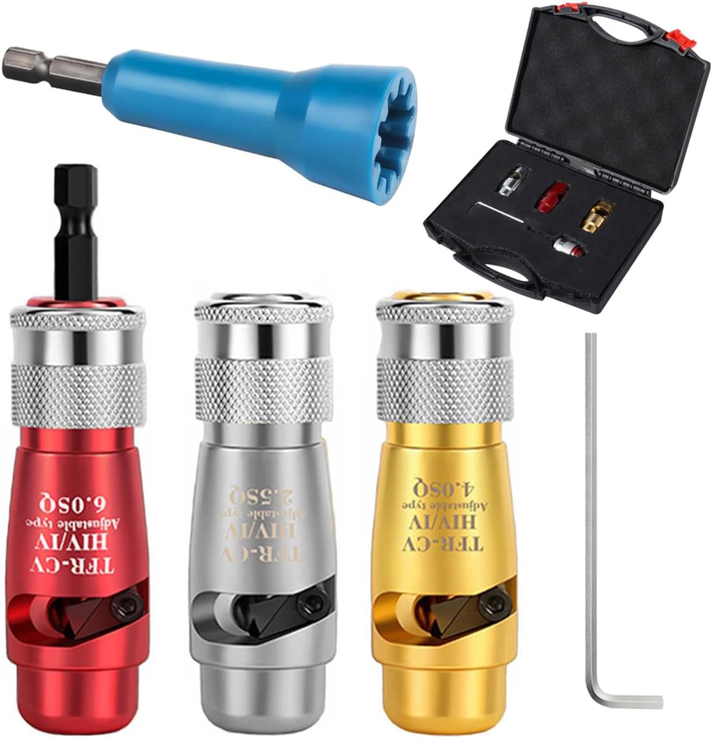 Electric Wire Stripper Drill Bit Professional Electrical Tools Set, Portable Wire Nut Twister for Power Drill, Cable Quick Stripping, Twist Wire Tool Enhanced Wiring Efficiency (2.5/4.0/6.0SQ)