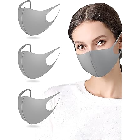 Amazon 日本国内検品 マスク 夏用 接触冷感 洗える 繰り返し使える Uvカット 夏マスク 抗菌 消臭 防汚 暑い季節を快適に 3枚セット グレー Apalux 布マスク Amazon 日本国内検品 マスク 夏用 接触冷感 洗える 繰り返し使える Uvカット 夏マスク 抗菌 消臭 防汚 暑い季節を快適に 3枚セット グレー Apalux 布マスク