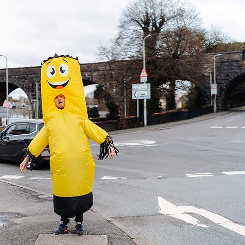 Miniatura 8 de Bodysocks Tube Man Air Dancer - Disfraz inflable para adultos (talla única), Tubo Hombre Adulto