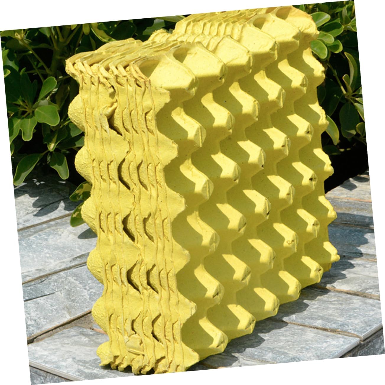 STOBOK 10Pcs Egg Storage Trays DIY Egg Holding Box Capacity with Durable Pulp Containers for Refrigerator Stylish Kitchen Organizer