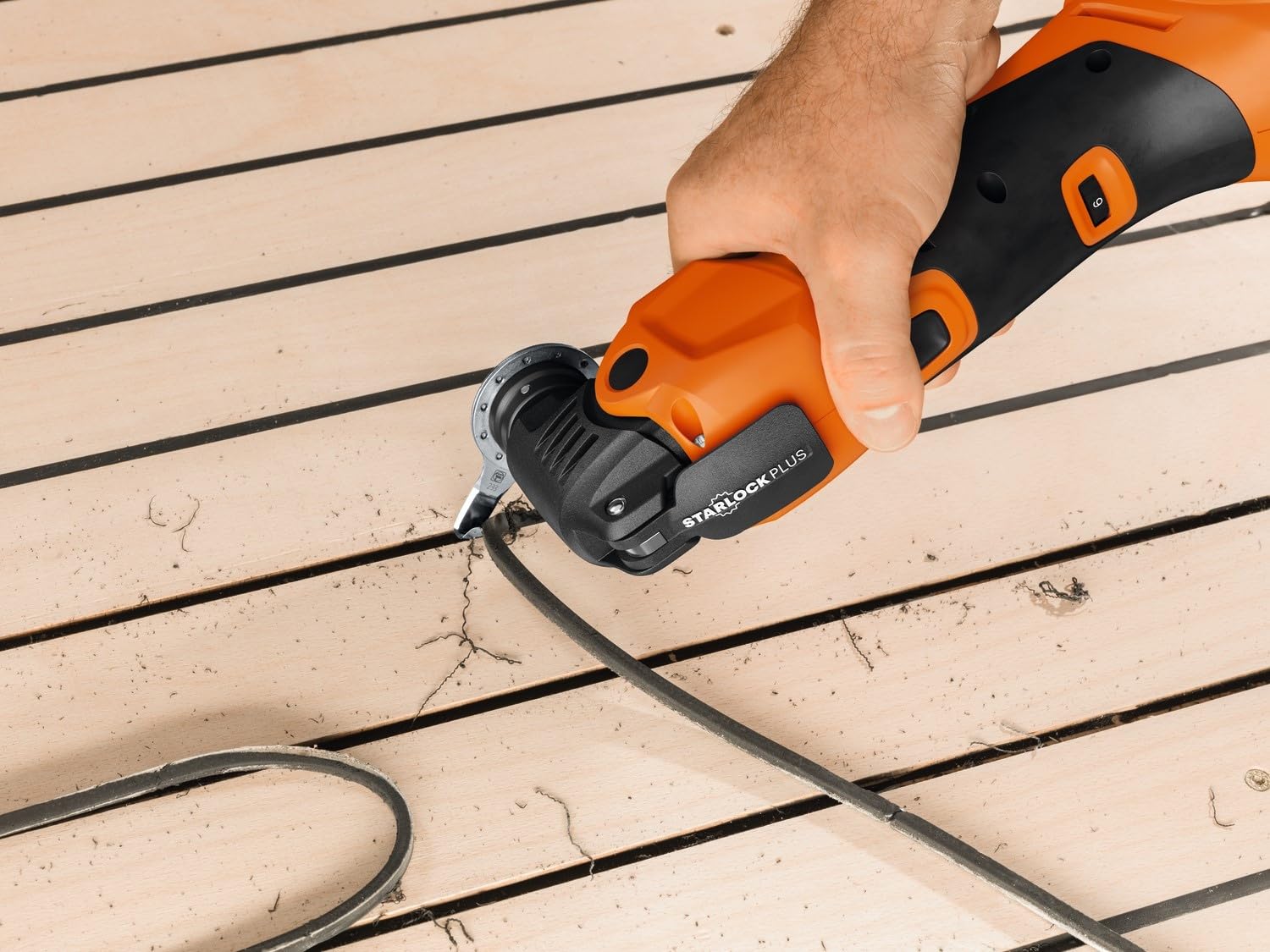 FEIN Schneidmesser Teakdeck 4, Messerbreite 4 mm, Aufnahme StarlockPlus, Zum schnellen und sicheren Austrennen von Stabdeck-Fugenmaterialien, 100% Qualität