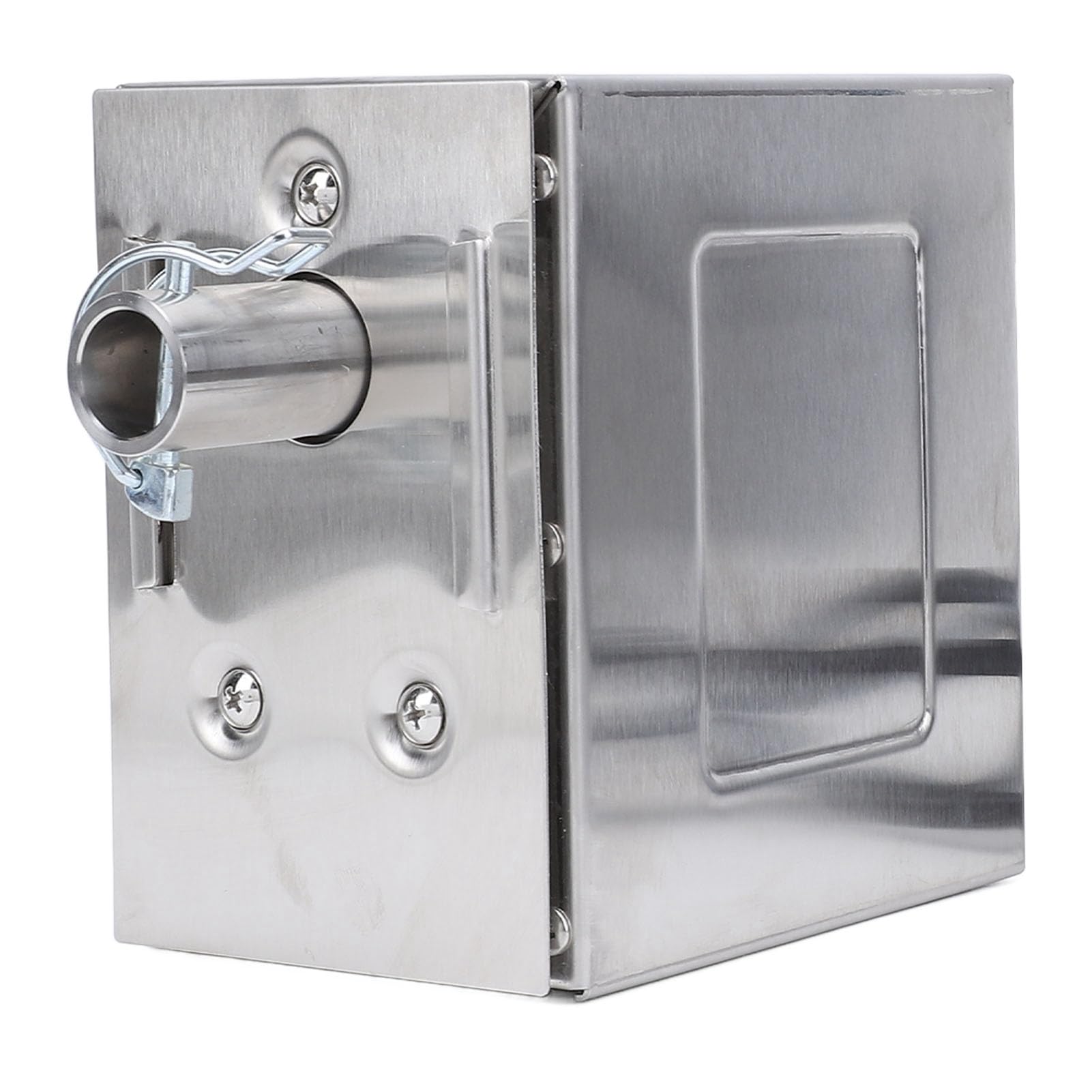 Hztyyier 45 W Edelstahl-BBQ-Rotisserie-Motor, Grillmotor, 200–250 Kg Torsion, für Ganze Lamm-Ferkel-Hähnchen mit Stabiler Rotation für Familienessen, Grillen Im Freien (EU-Stecker 100–240