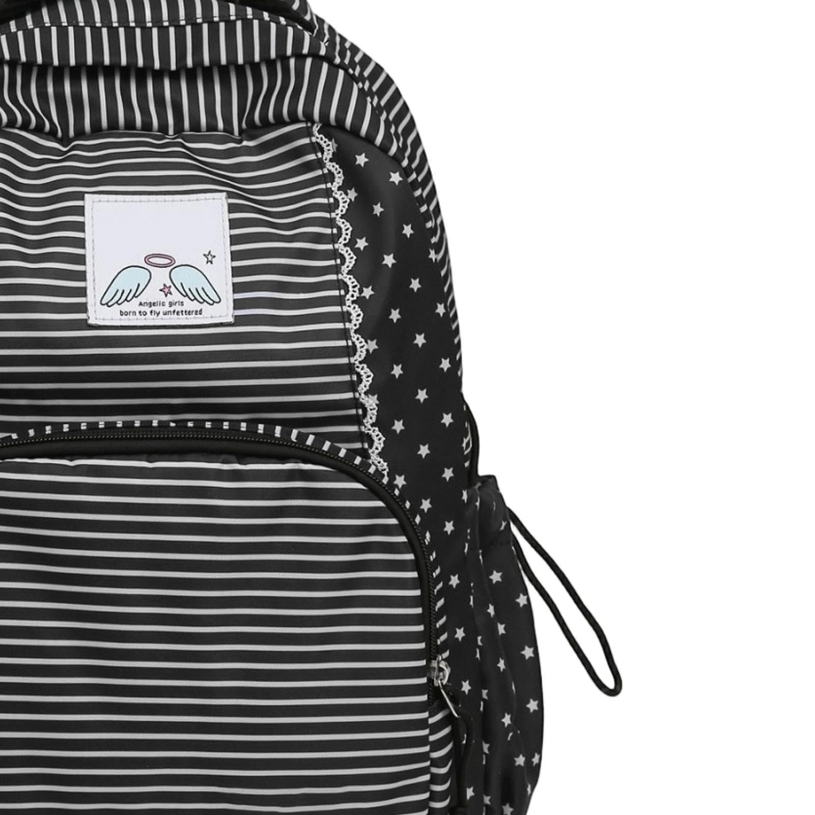 Zaini Per Ragazze Con Borsellino Con , Impermeabile E Scomparti Eleganti | Zaino Scuola Bambini A Righe Adolescenti Studentesse Donne Aula Scuola Elementare Campeggio Weekend Gita Fuori Porta
