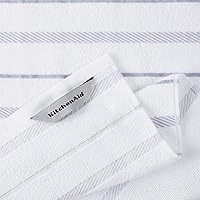 Vista 4 de KitchenAid Albany Kitchen Towel 4-Pack Set, Lavender Cream/White, 16"x26