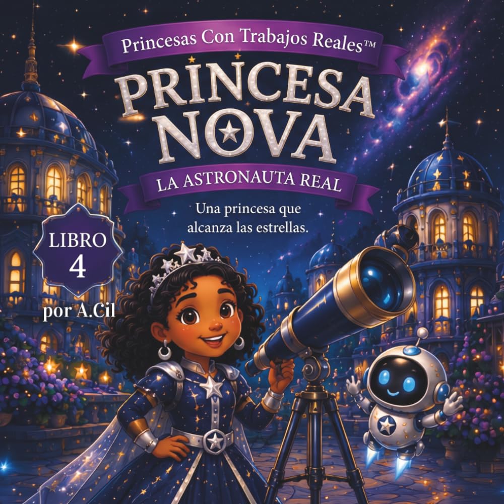 Princesa Nova: La Astronauta Real: Libro 4. Princesas con Trabajos Reales