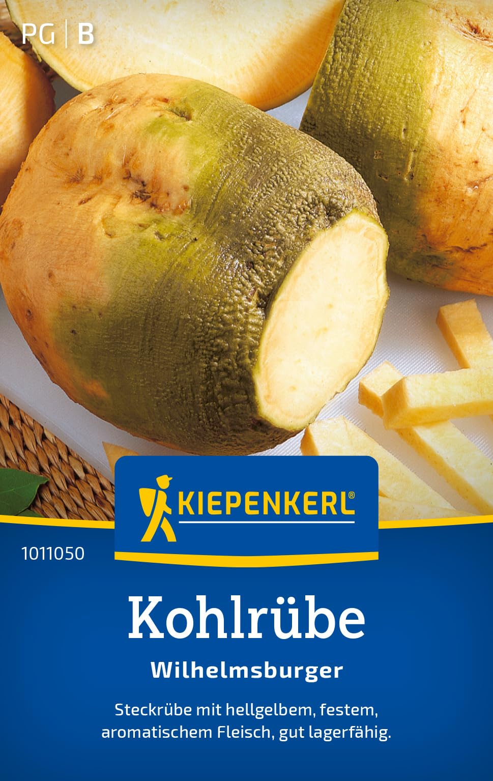 Kiepenkerl Kohlrbensamen Wilhelmsburger 1011050 - Gemsesamen fr  Steckrben mit hellgelbem, festem, aromatischem Fleisch und Inhalt fr 300  Pflanzen - Saatgut : Amazon.de: Garten