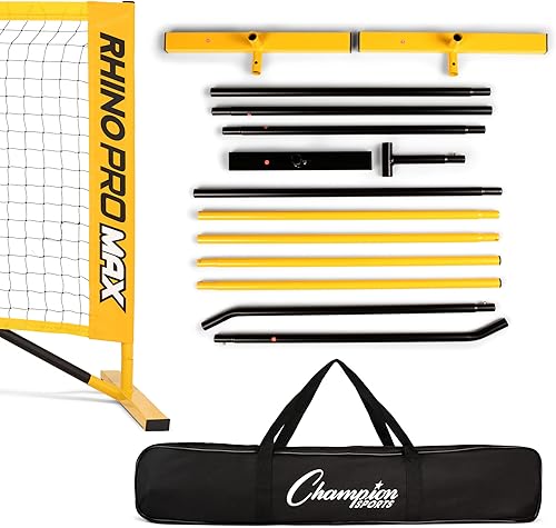Miniatura 3 de Champion Sports Red deportiva ajustable red deportiva portátil para voleibol, tenis, pickleball y bádminton, múltiples anchos