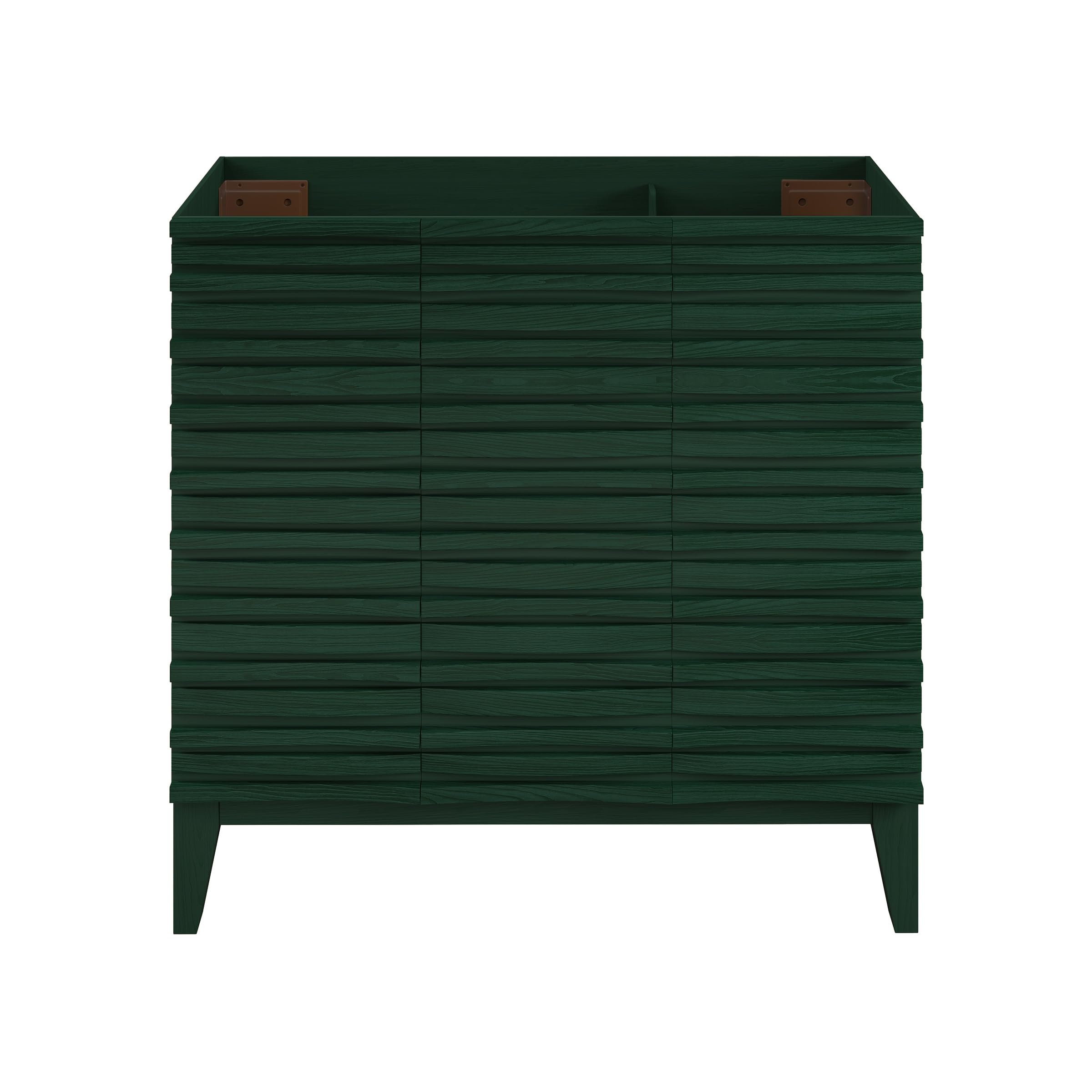 Swiss Madison Cascade 36" Freestanding Bathroom Vanity Cabinet Without Top in Green Oak
