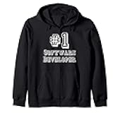 #1 Software Developer Engineer Full Stack Software Developer Zip Hoodie