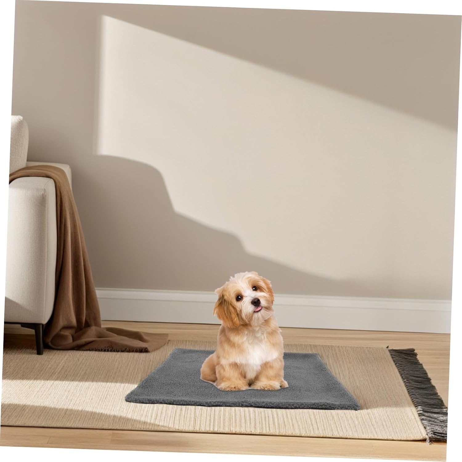 Self-Heating Pet Blanket for Dogs and Cats Multi-Functional Warming Mat for Year Comfort Machine Washable Versatile Design