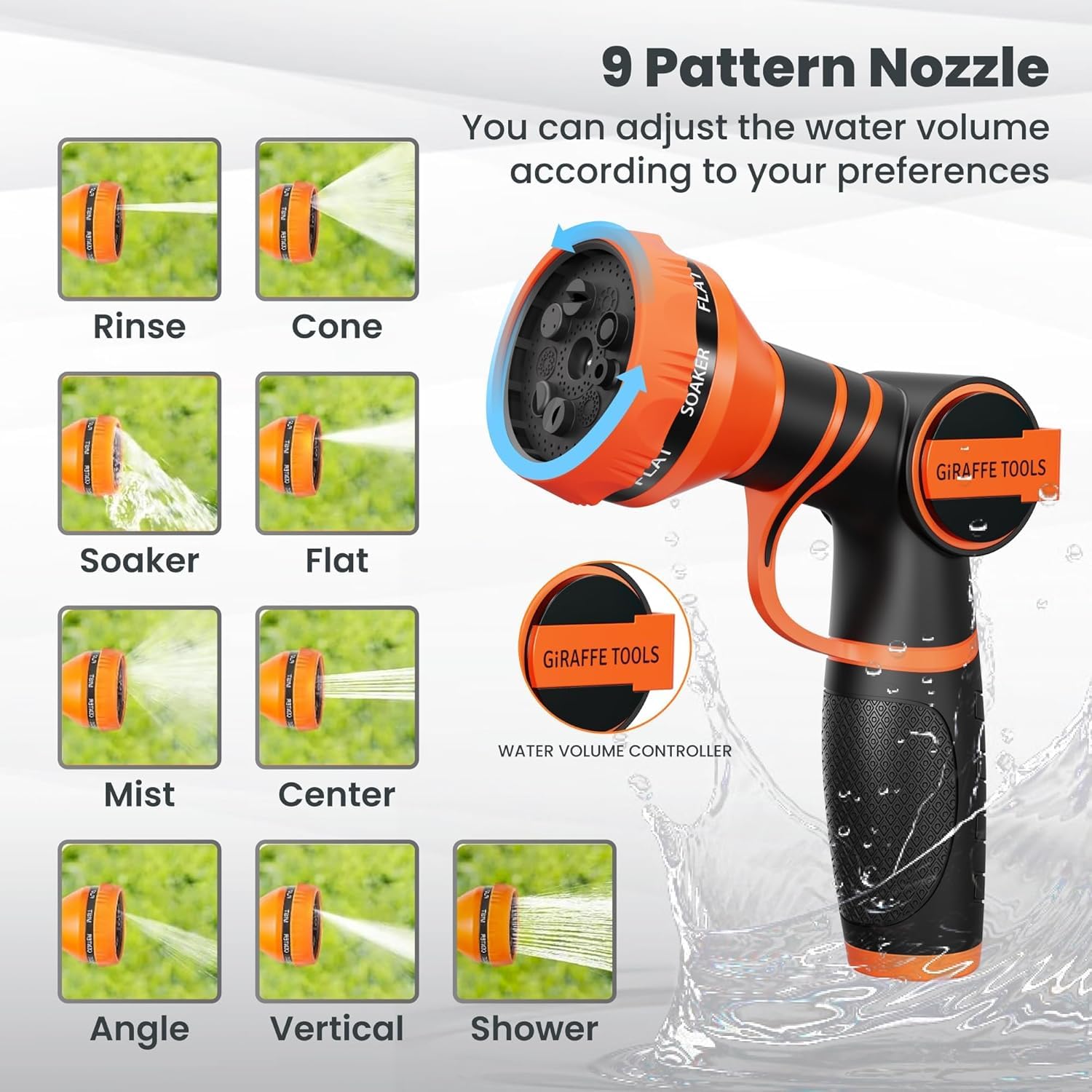 Retractable Garden Hose Reel - 65ft, Wall Mount -7 Retractable Garden Hose Reel - 65ft, Wall Mount -7
