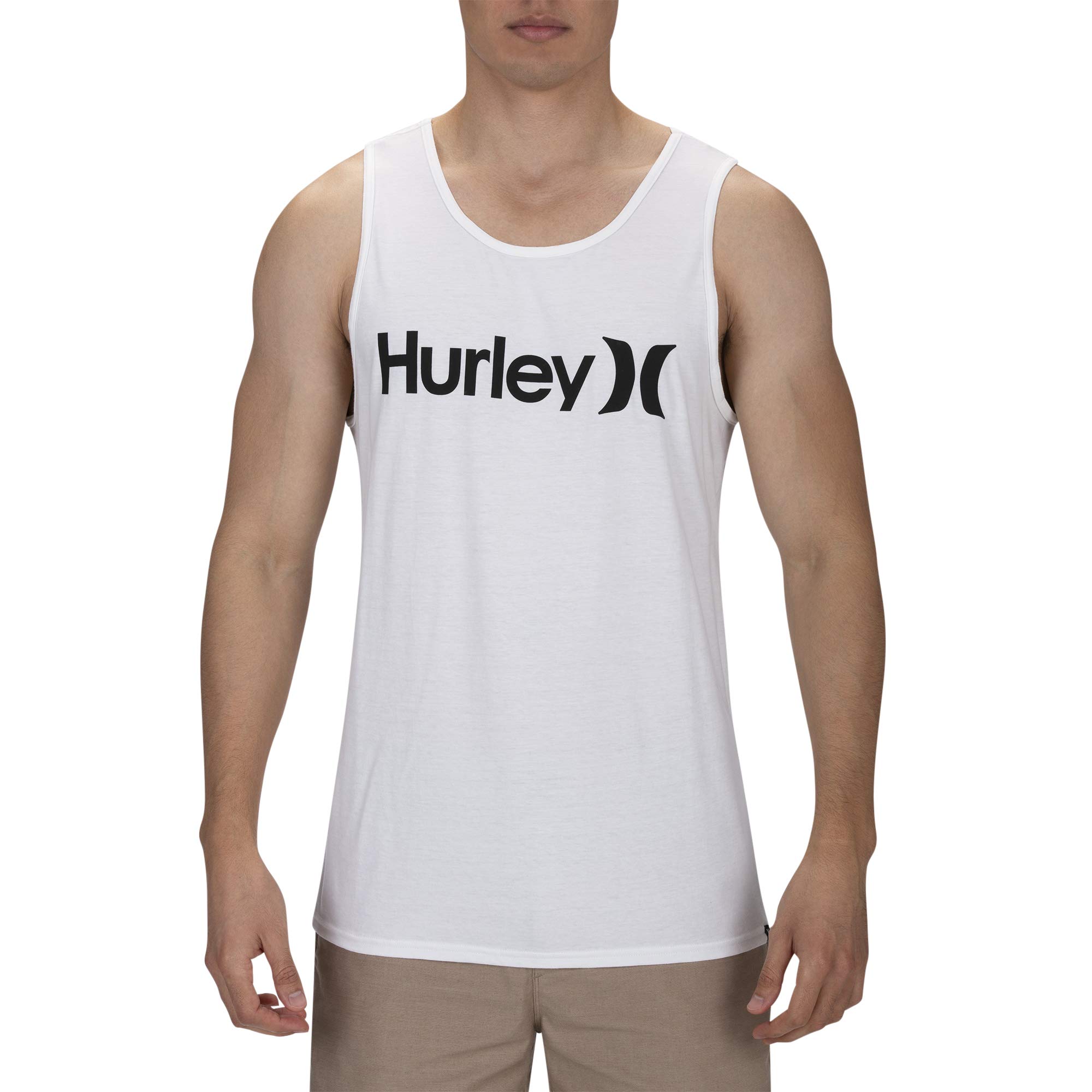 Hurley męski M One & Only Tank Tanktop White/(Wolf Grey) XL