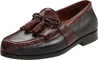 Men's Aragon Kiltie Tassel Casual Dress Shoe|Classic Design|Leather Textile Lining|Leather Sole with Rubber Heel
