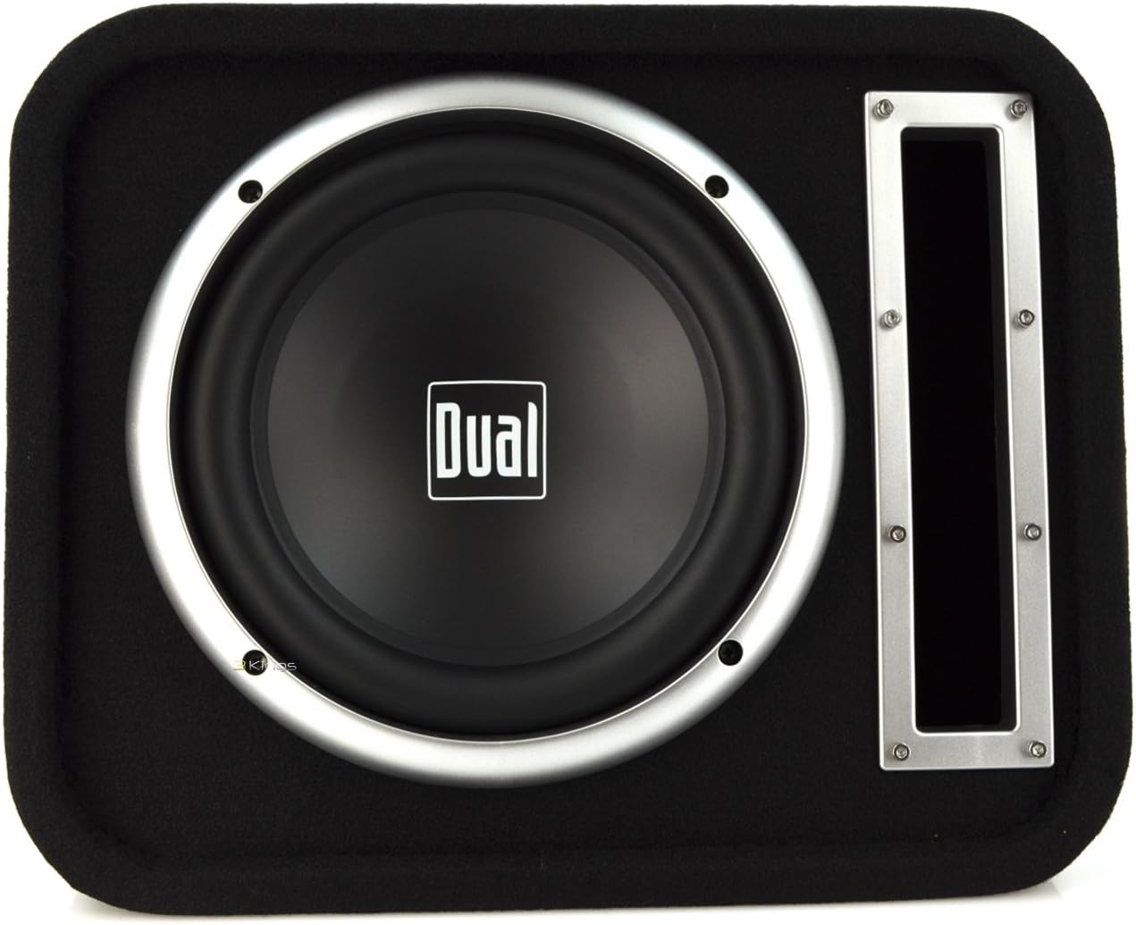 Dual Electronics SBX100 10 inch Studio Quality High Performance Vented Enclosed Subwoofer with 500 Watts of Peak Power