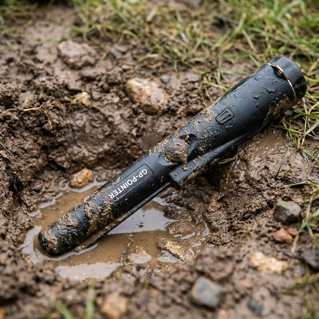 Metal Detector Pinpointer Metal Detector Wand for Adults & Kids Handheld Metal Detector Search Treasure Pinpointing Finder 3 Modes, IP68 Waterproof