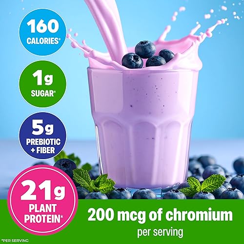 Miniatura 3 de Orgain Organic Protein + Metabolism Blend Powder, Vanilla Bean - 21g Plant Protein, 5g Prebiotic Fiber, No Lactose Ingredients, Low Sugar, Non-GMO,