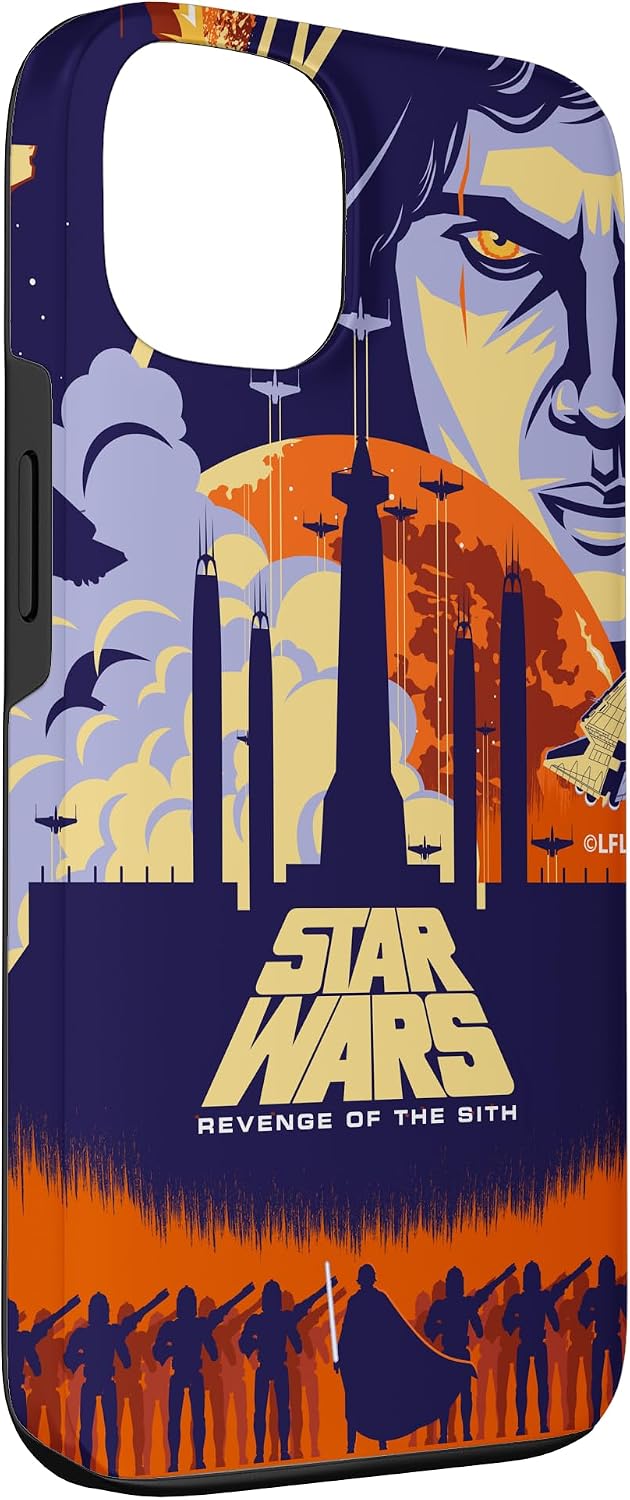 Star Wars Revenge of the Sith Illustrated Movie Poster Case for iPhone 13