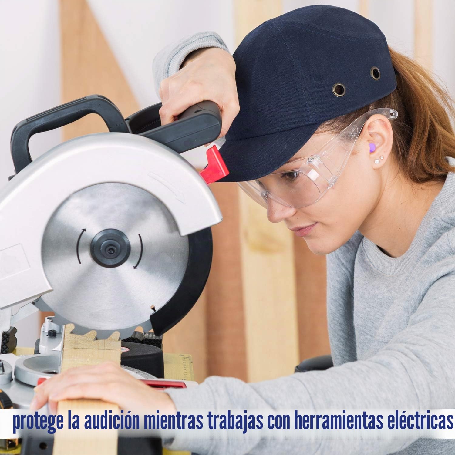 Mack's - Tapones para oídos Morado Morado Talla:50 Pares