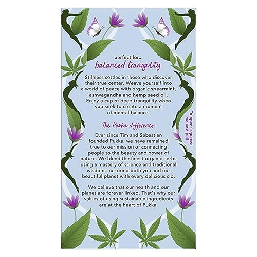 Miniatura 4 de Pukka Bolsas de té orgánico, té de hierbas Peace con aceite de menta verde, Ashwagandha y semillas de cáñamo, perfectas para una tranquilidad