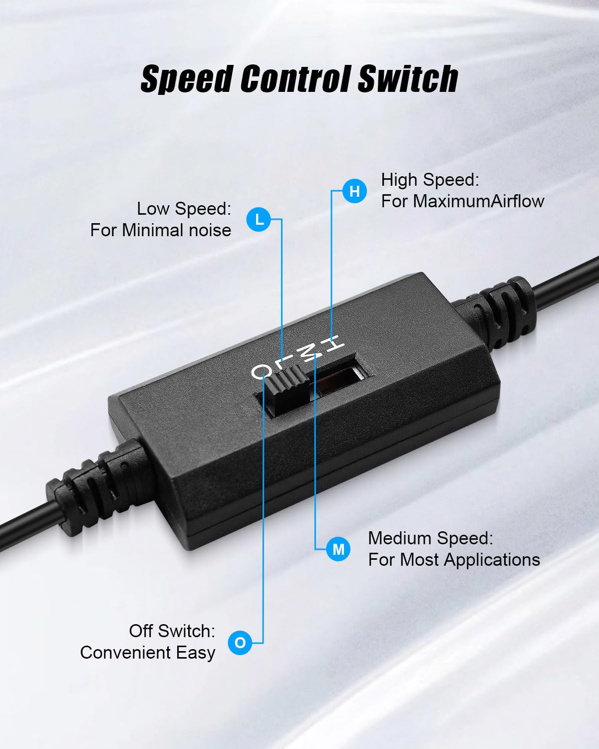 Armadietto USB da 80 mm, sistema di raffreddamento silenzioso con controllo della velocità, ventola in metallo da 4 pollici alimentata tramite USB per Home Theater, console di gioco, armadio di