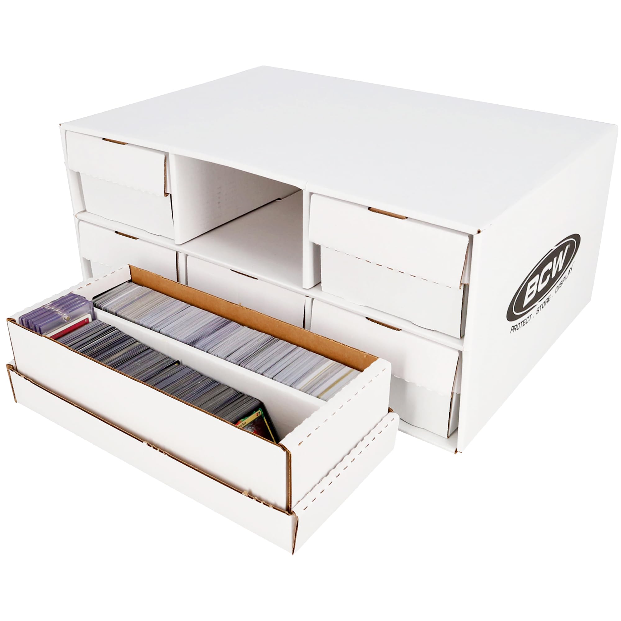 Amazon.com: BCW Two Row Shoe Box Card House Storage Box