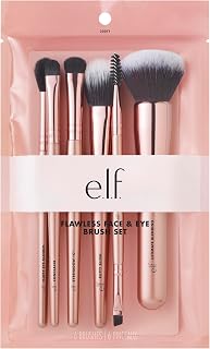 e.l.f. Flawless 6-Piece Face Brush Set: Vegan Cruelty-Free Brushes for Eyes, Brows & Flawless Face Makeup