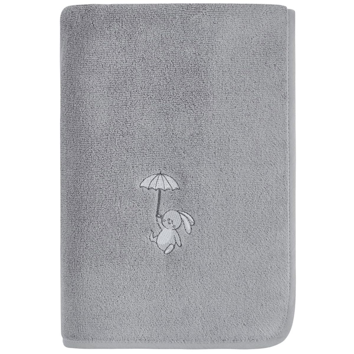 Drap de bain coton peigné Zéro Twist doux absorbant Gris Cendré Sensei