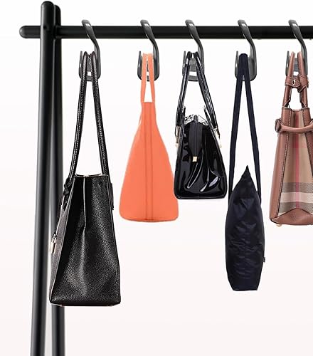 Miniatura 5 de Colgador de bolso, soporte para bolso para armario, gancho gris para colgar mochilas, organizador de almacenamiento, bolsos, bolsas de mano,