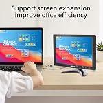 10.1 petit HDMI moniteur 1920x1200 16 h 10 LED 178° Affichage, HDMI VGA AV BNC USB pour PC Ordinateur portable Ras Pi, moniteur de cuisine, haut-parleur intégré VESA Montage