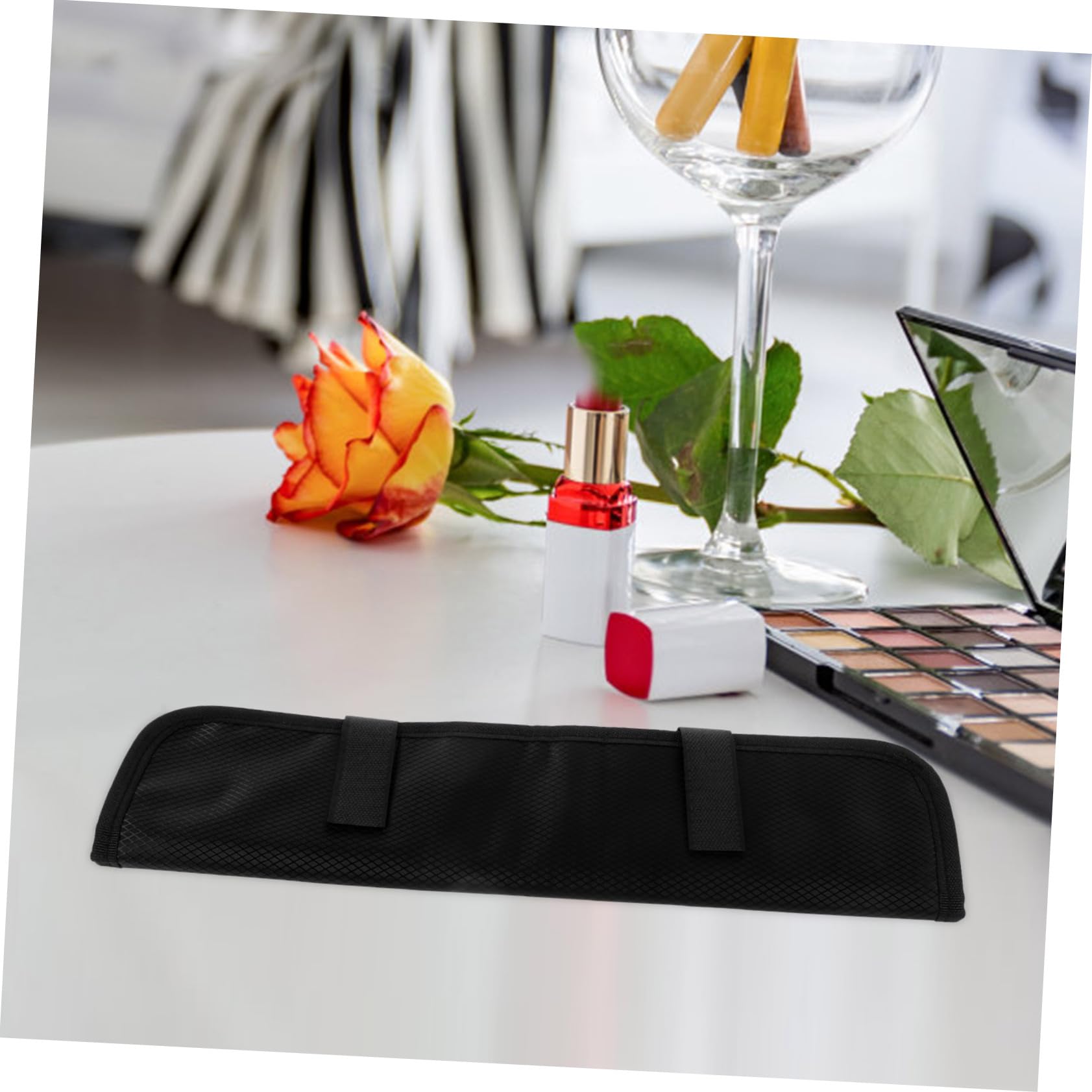 Baluue 5stücke Haarglätter Und Lockenstab Aufbewahrungstasche Hitzebeständiger Schutz Vielseitige Reisetasche Für Haarstyling-werkzeuge Robustes Canvas-material Für Friseure Und