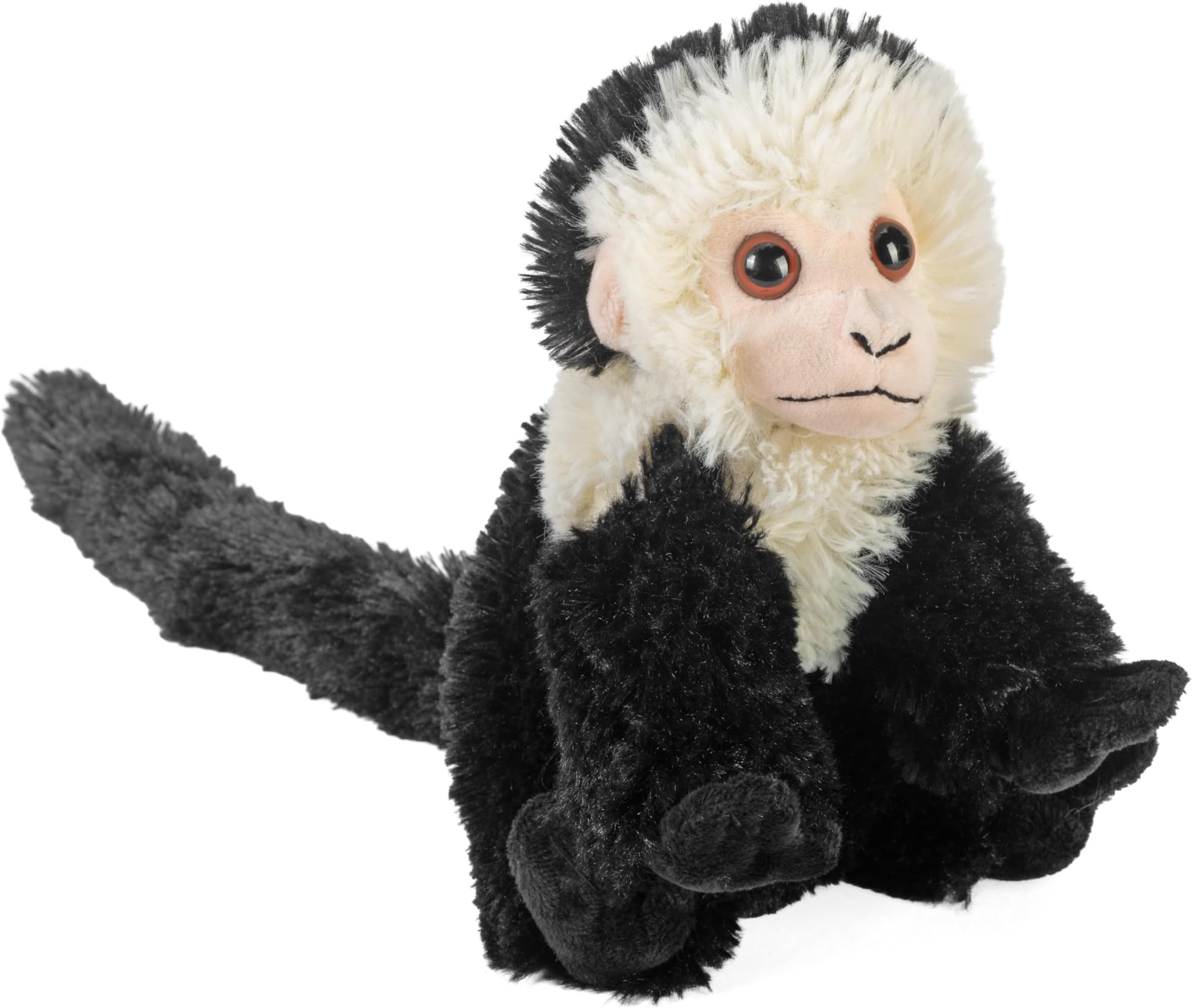 Capuchin Plush, Stuffed Animal, Plush Toy, Gifts for Kids, Cuddlekins 8 Inches, Black, White