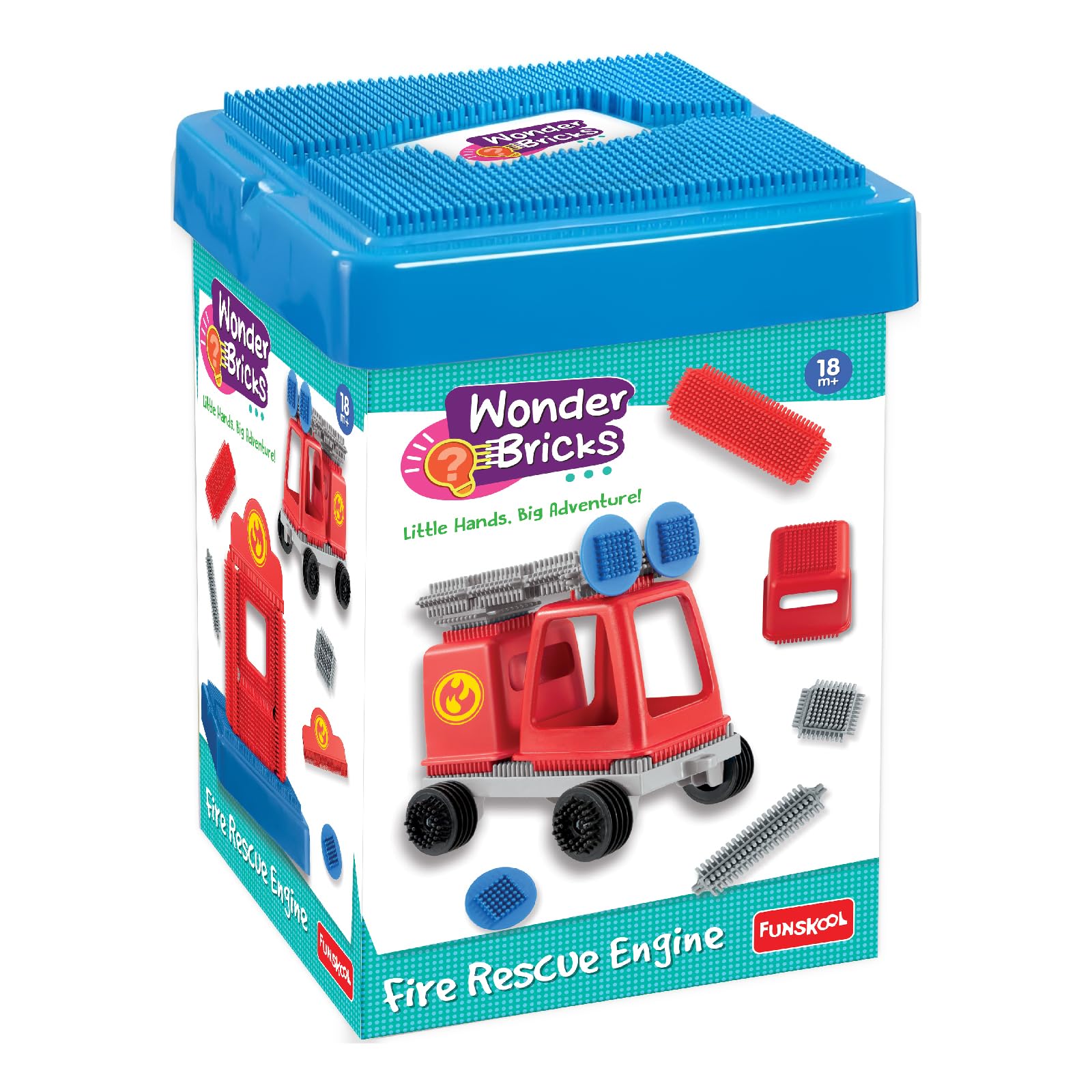 Funskool-Fire Rescue Engine,Educational,22 Pieces,Construction,for 18 Months Old Kids and Above,Toy (B0D9B7C79X) Amazon Price History, Amazon Price Tracker
