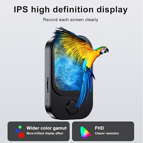 Miniatura 7 de Yoidesu Reproductor MP3 MP4, pantalla táctil de 2 pulgadas, reproductor de música portátil con pantalla de resolución de 240 x 296, cámara