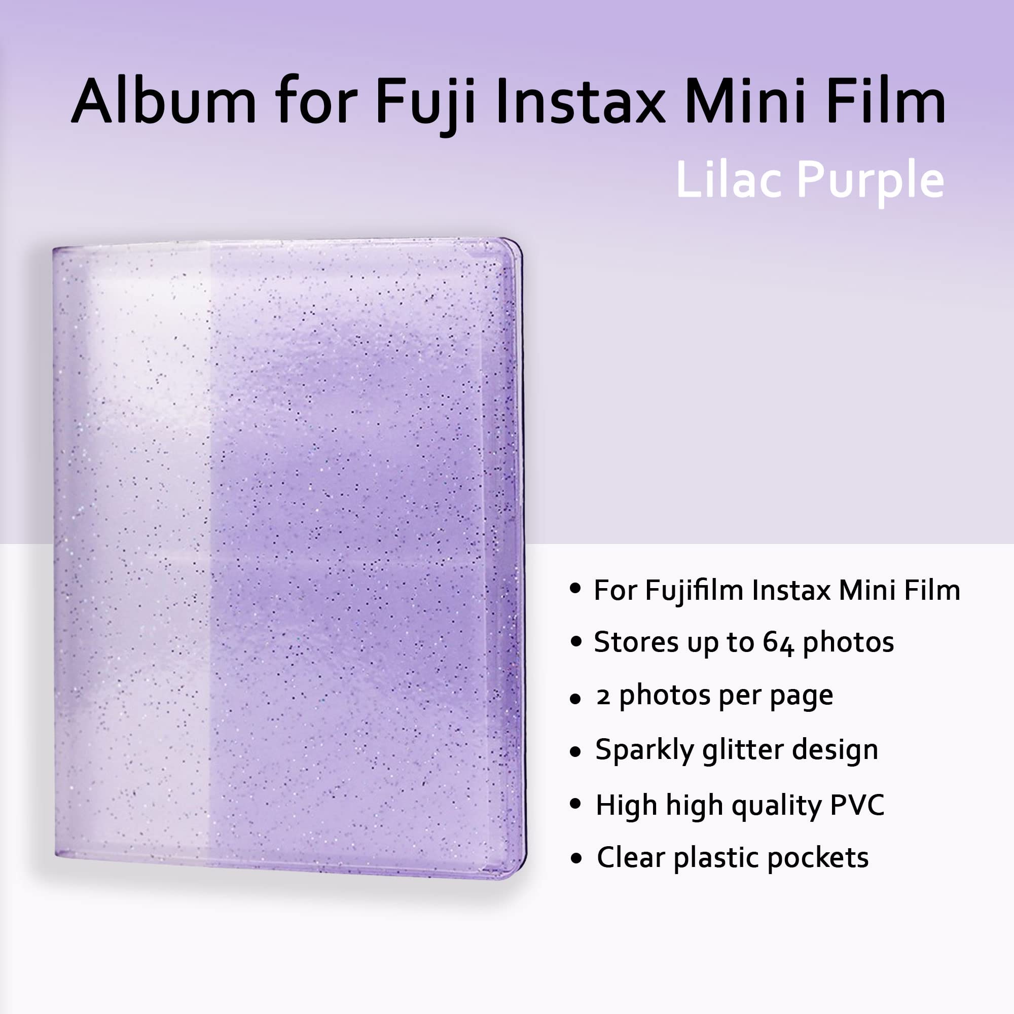 Fujifilm Instax Mini 11 Instant Camera - Lilac Purple + 2