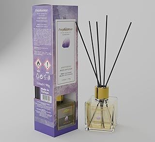 Sponsored Ad – AMETHYST Reed Diffuser 110ml – Air Freshener | FRESH SENSE | Aromatherapy Essential Oil Diffuser for Home, Office, Toilet & Bathroom | Elegant Home Decor | Inspired by the Beauty of Rare Gemstones