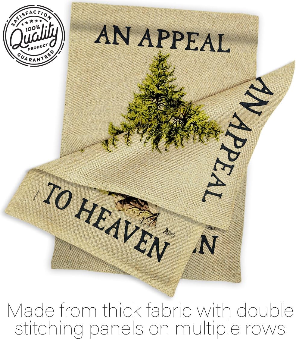 An Appeal To Heaven Garden Flag Burlap Washington's Cruisers Vintage Poster Door Decor Gadsden Liberty Pine Tree Yard Sign Historical Revolution Colonial Banner Gifts Patriotic Decorations Made In USA