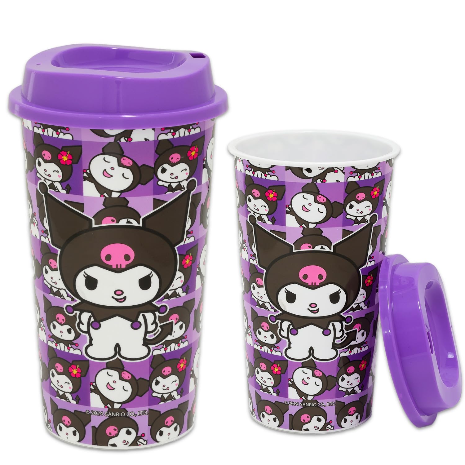 Amazon.com | Kuromi Tumbler Cup Set for Kids - Bundle with 20 Oz