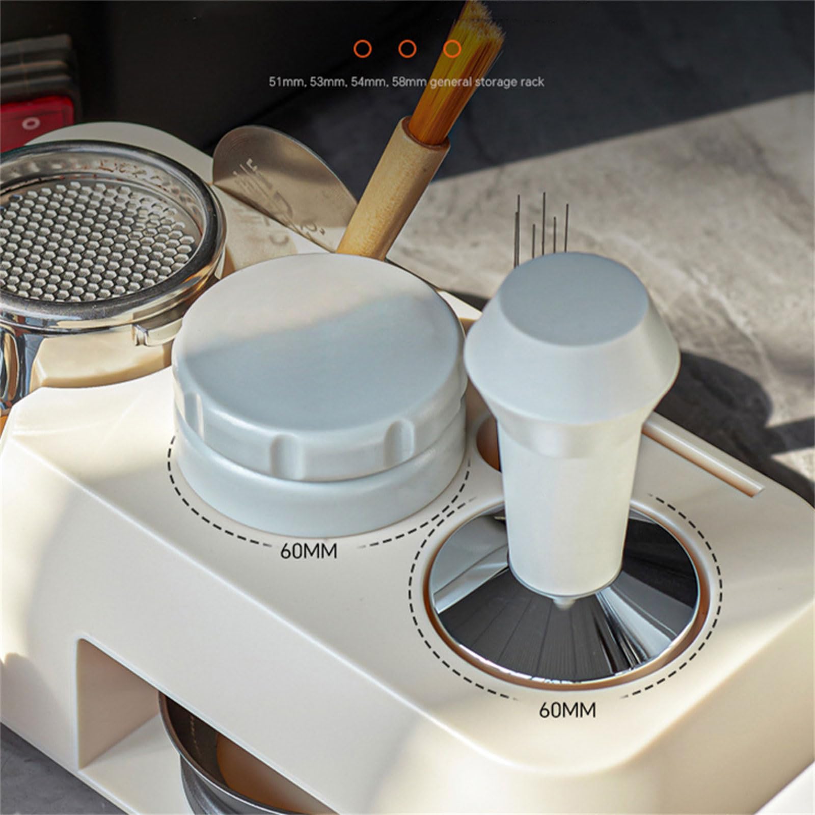 Soporte para filtro de café, accesorio para máquina de café espresso para encimera de amantes