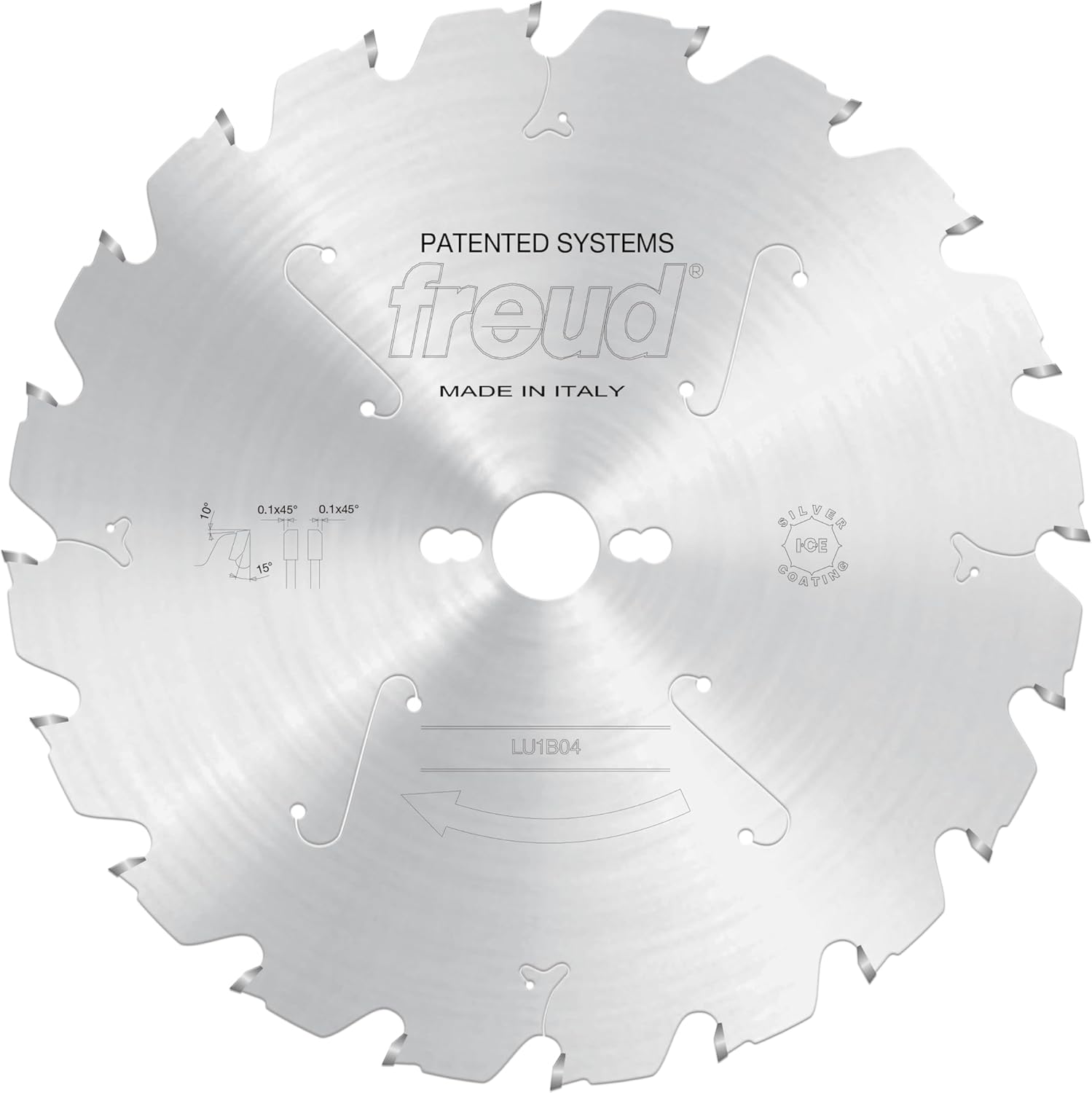 Freud LU1B04: 350mm x 24T Carbide Tipped Blade for Ripping & Crosscutting