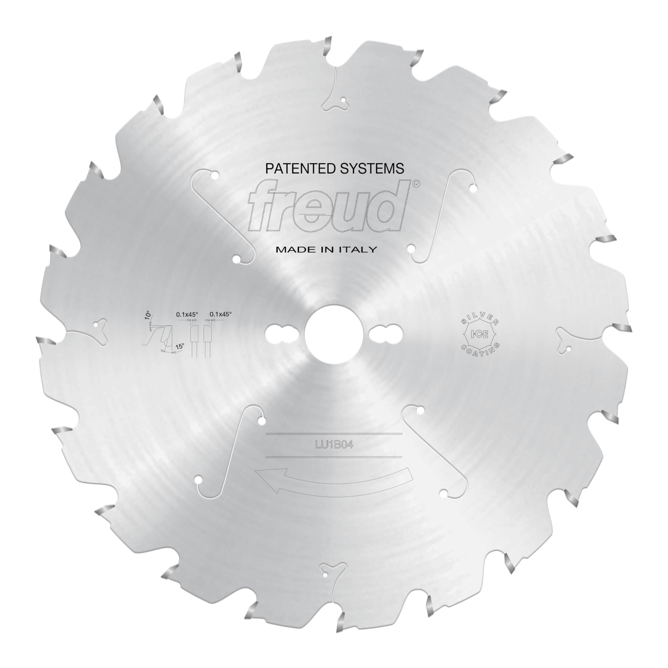 Freud Multi Lu1b04 350Mm 24 Tooth Carbide Tipped Blade For Carpentry Works Suitable For Ripping And Crosscutting