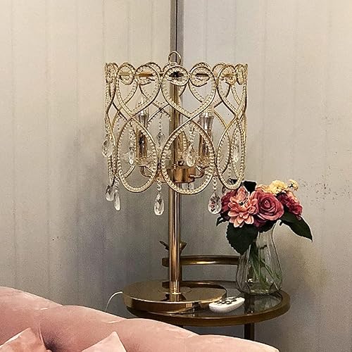 Miniatura 7 de Lámpara de mesita de noche moderna de lujo, lámpara de mesita de noche de cristal en forma de corazón, lámpara de mesita de noche para sala de