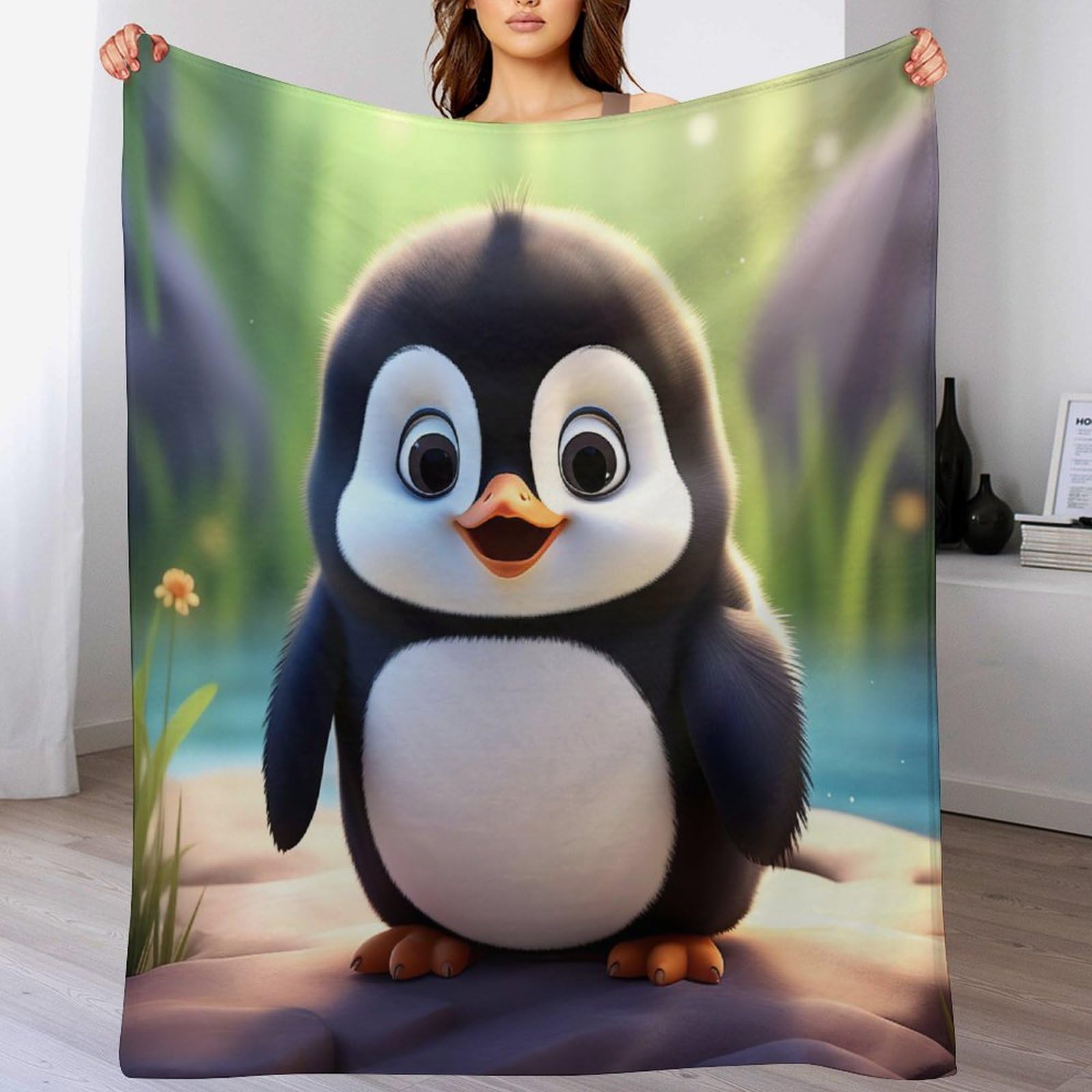 Manta de animales suave de 130x150 cm ideal para regalar