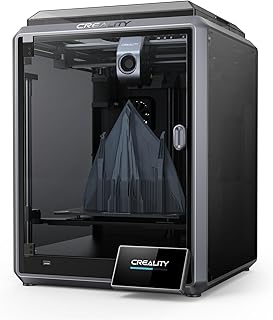Imprimante 3D Creality K1, Vitesse d'impression de 600mm/s, Refroidissement par Double Ventilateur, accélération de 2000mm/s²,extrémité de Flux de 32mm³/s et positionnement précis de l'axe Z