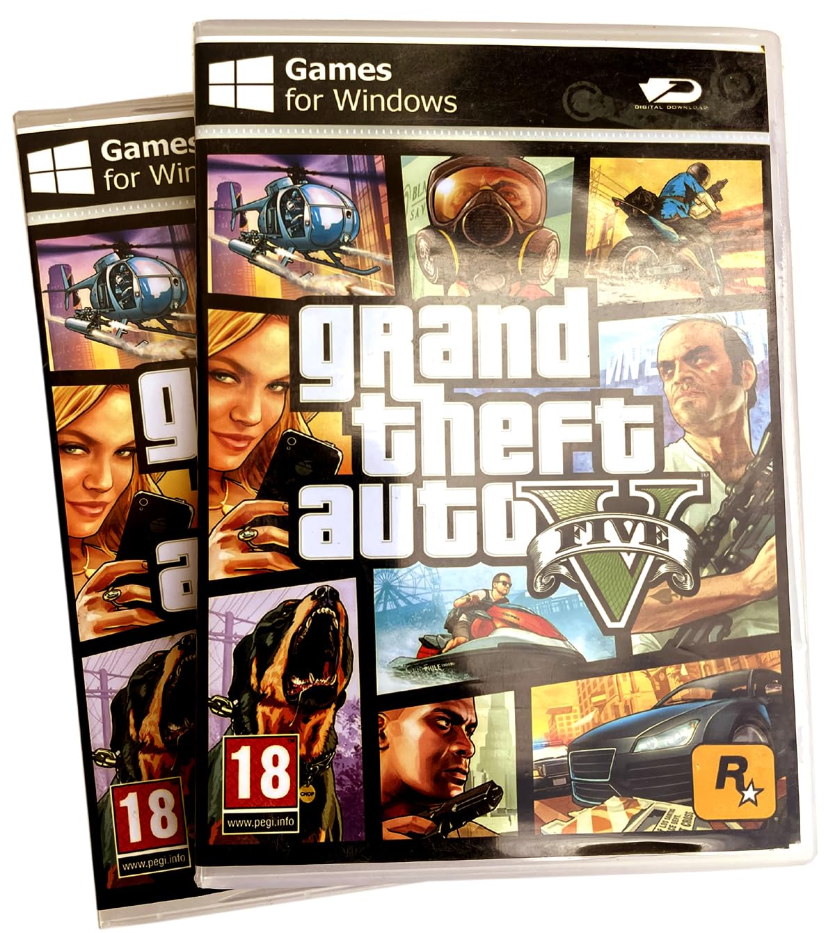 Buy GTA 5 Full Pc Game ( Offlie With 2 set 5 DVD No Downliad 
