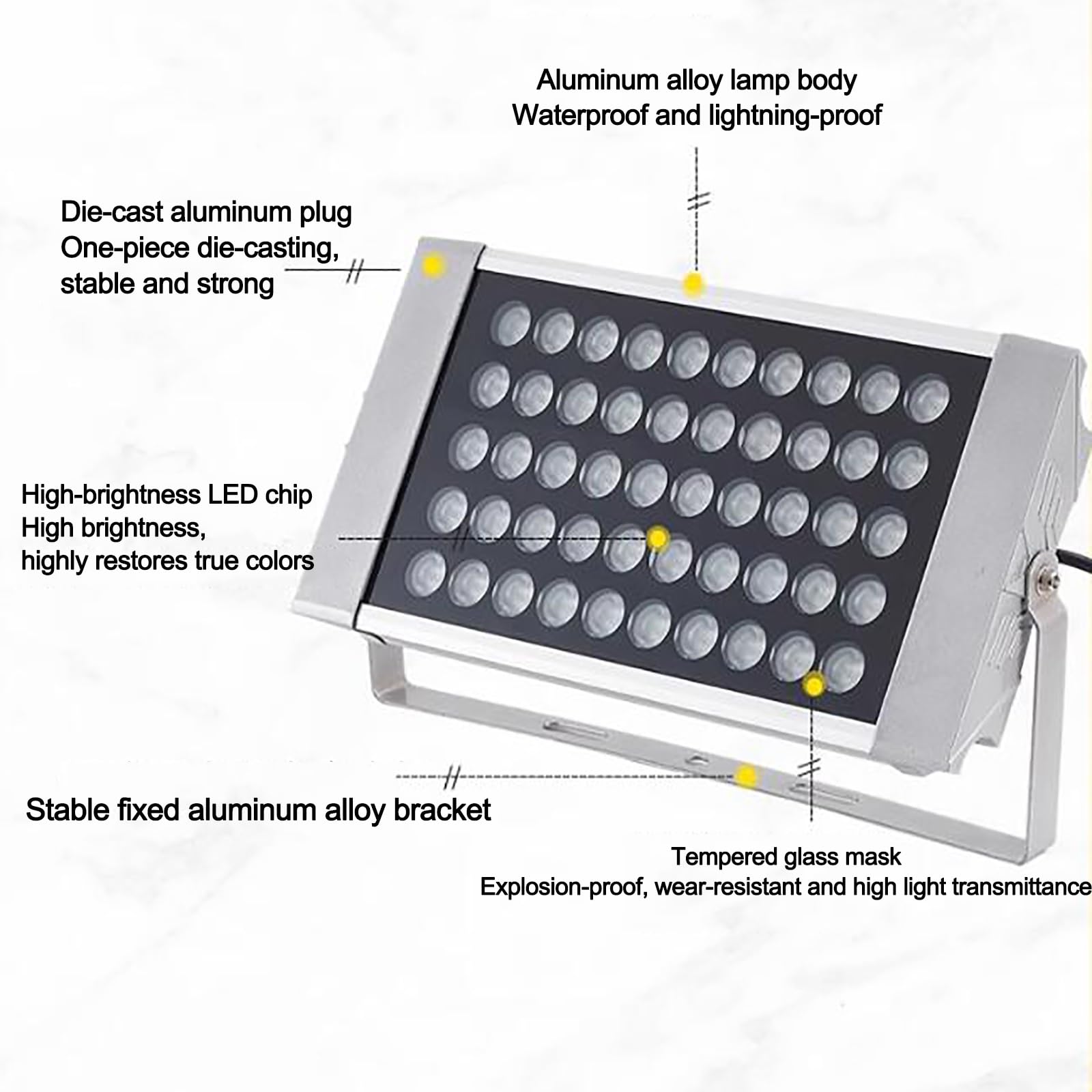 Reflektor LED w krajobrazie, zewnętrzne oświetlenie podłogowe, reflektor obrotowy 220 V AC, wodoszczelność IP67, do ogrodu i podwórza, łatwa instalacja lampa stojąca LED (zielona, 18 W)