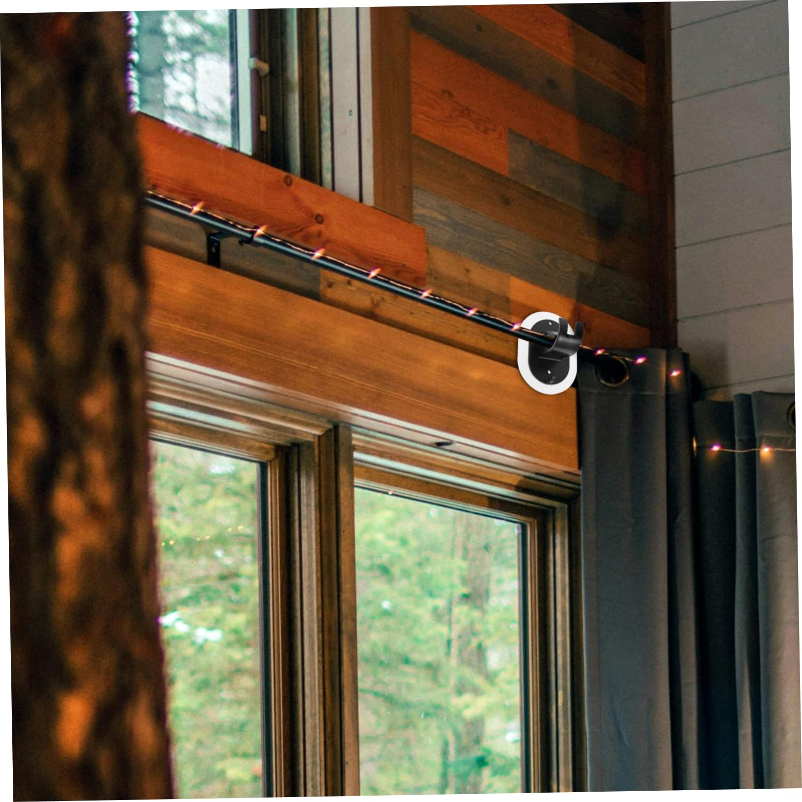 MAGICLULU 3 Ensembles Supports De Rideaux Auto Adhésifs Clipser pour Tiges De Rideaux Fixation sans Perçage pour Cuisine Salle De Bain Bureau Et Autres 4 Pièces * 3